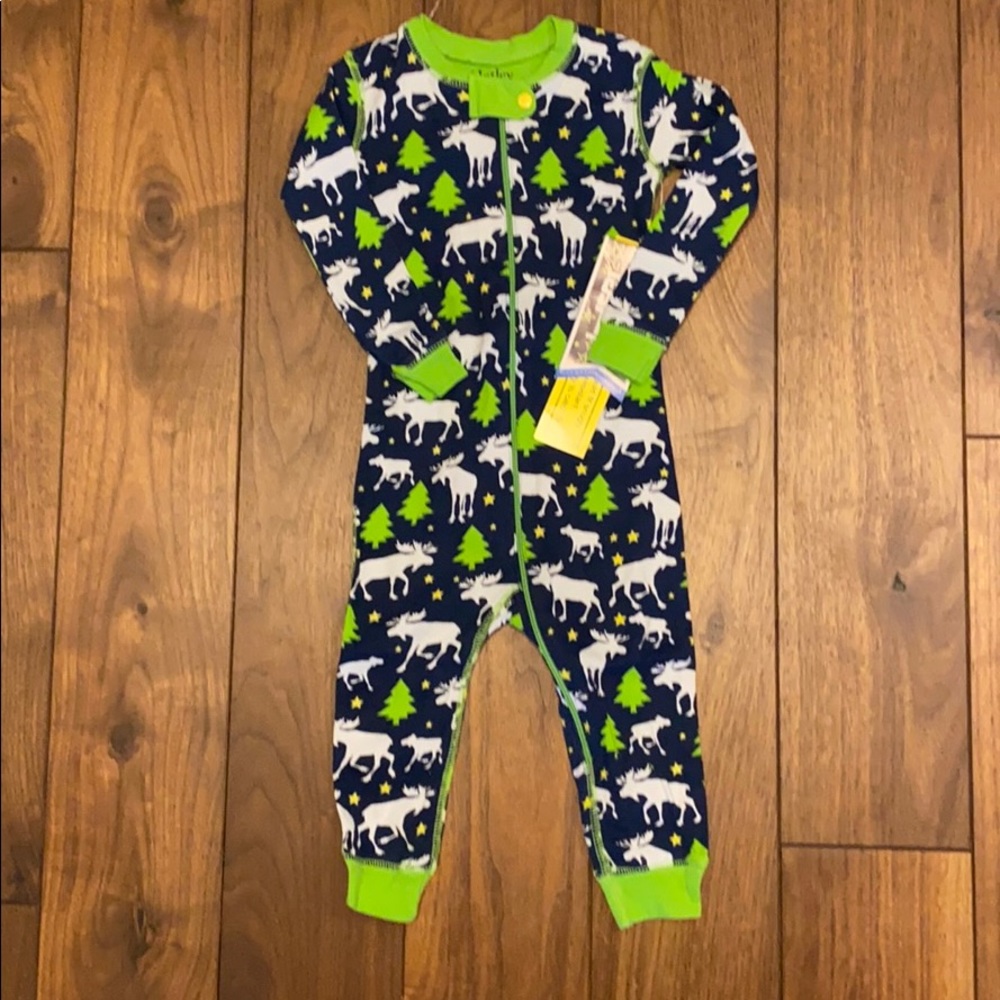 NWT Hatley Organic Cotton Moose Tracks Sleeper